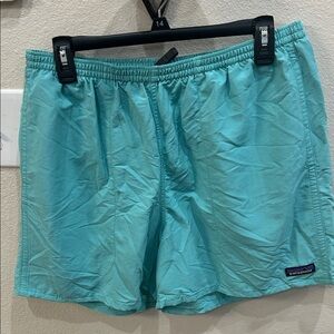 Men’s Patagonia Aqua Blue Shorts Large
